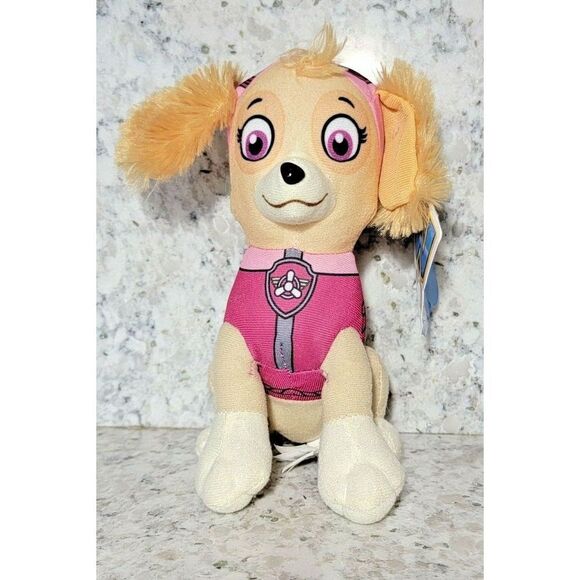 Nickelodeon Paw Patrol 9" Skye Plush Toy Sitting Spin‎ Master 2018 NWT - Picture 1 of 8